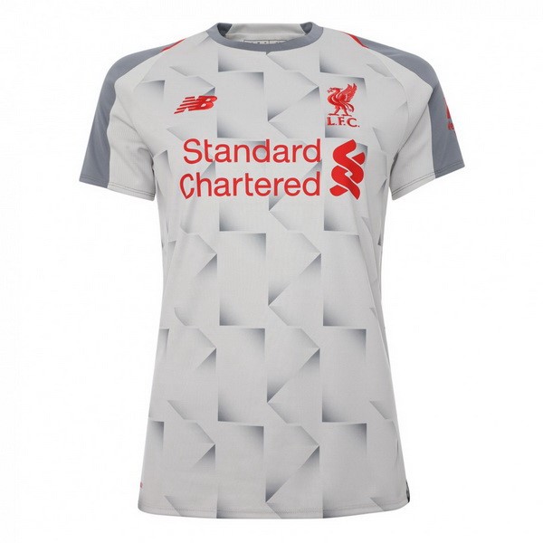 Camiseta Liverpool Tercera equipo Mujer 2018-19 Blanco